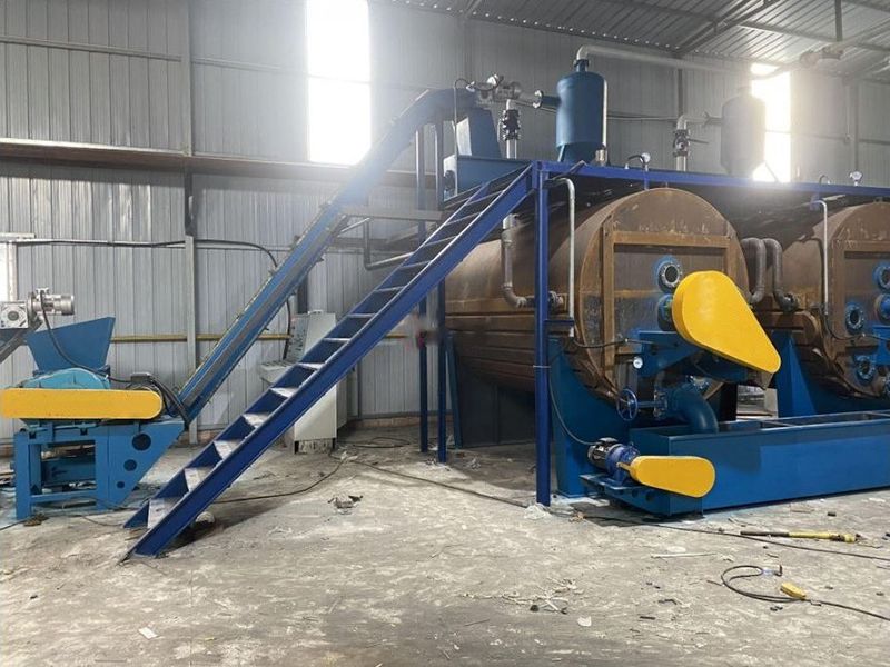 环保型卧式熬炼生产线